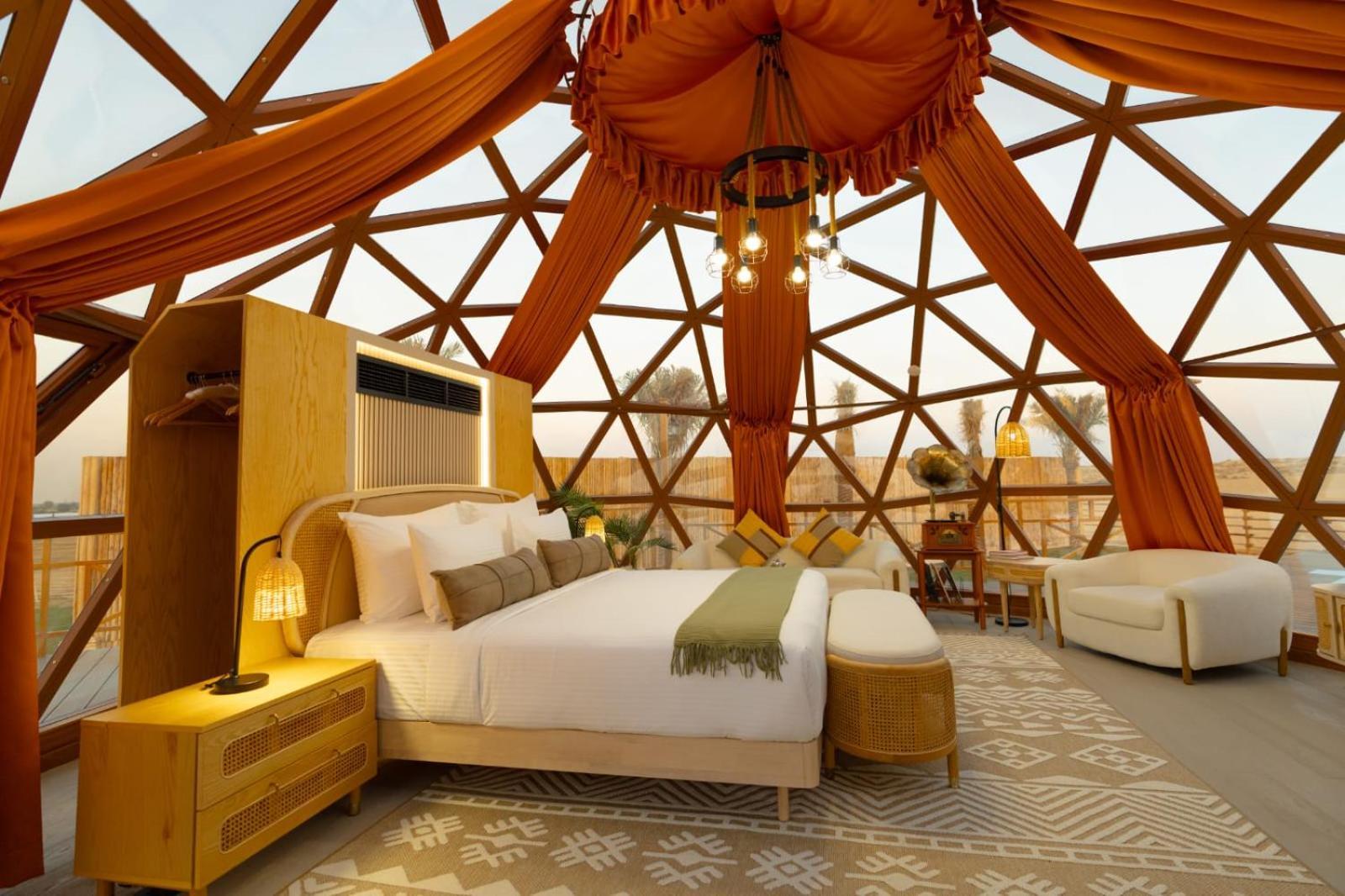 Al Marmoom Oasis Luxury Experiential Desert Resort Dubái Exterior foto