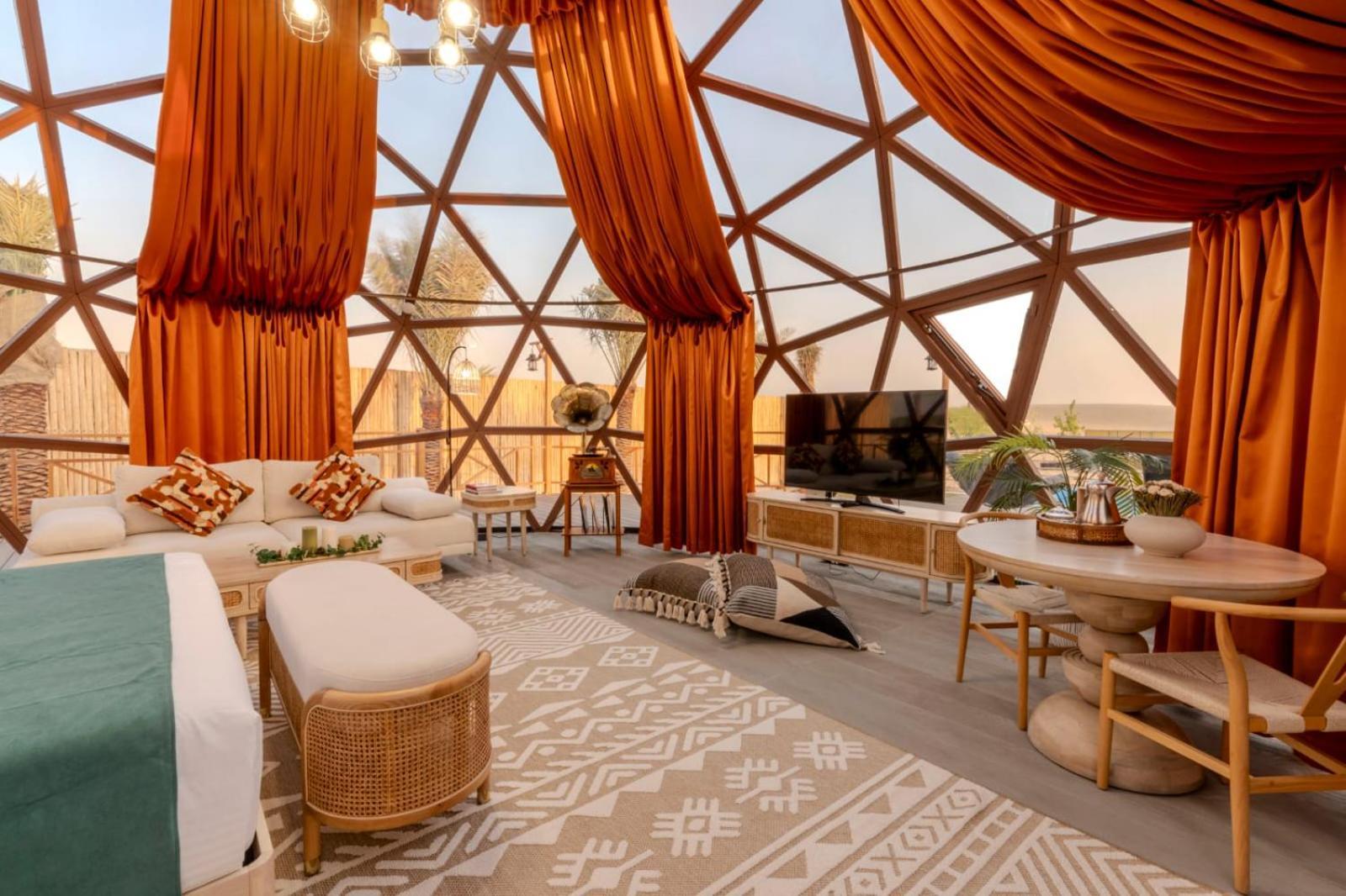 Al Marmoom Oasis Luxury Experiential Desert Resort Dubái Exterior foto